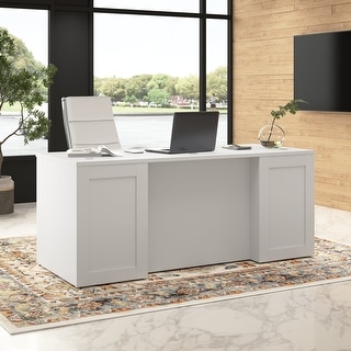 Hampton Heights 72W x 30D Executive Desk by Bush Business