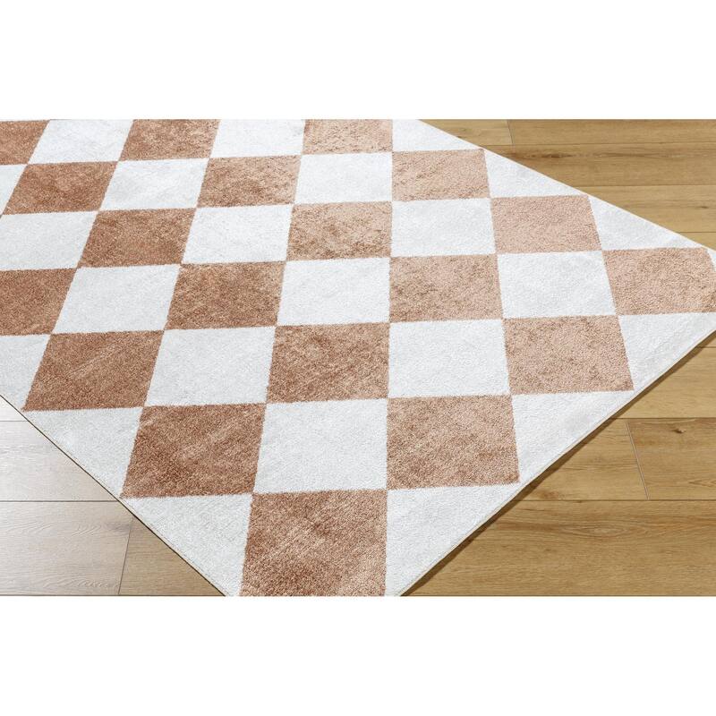 Livabliss Lillian Modern & Contemporary Checkered Indoor/Outdoor Area Rug