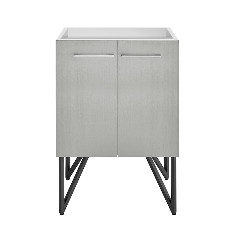 Annecy 24 Brushed Grey Bathroom Vanity Cabinet Only (Sm-Bv232)