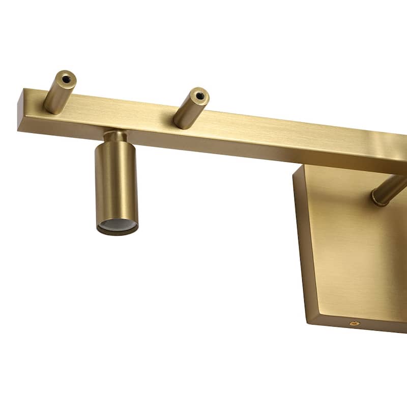 Modern 3-Light Rippled Glass Linear Bathroom Vanity Wall Lamp