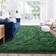preview thumbnail 116 of 126, Large Shaggy Home Decor Carpets Fluffy Area Rugs for Living Room Bedroom dark green - 8'x10' - Rectangle