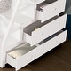 preview thumbnail 4 of 3, Furniture of America Waluz 2-Piece Twin over Full Wood 4-Drawer Bunk Bed with Trundle Set