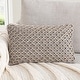 preview thumbnail 7 of 92, Boho Living Jada Braided Cotton/Jute Throw Pillows Grey - 12x20