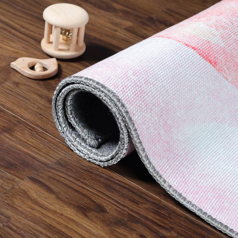 Superior Nursery Polyester Indoor Anti-Skid Kids' Area Rug