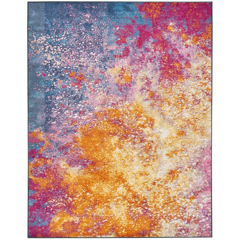 Nourison Passion Colorful Modern Abstract Area Rug