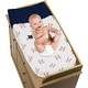 preview thumbnail 3 of 4, Sweet Jojo Designs Red, White and Blue Baseball Patch Sports Collection Changing Pad Cover