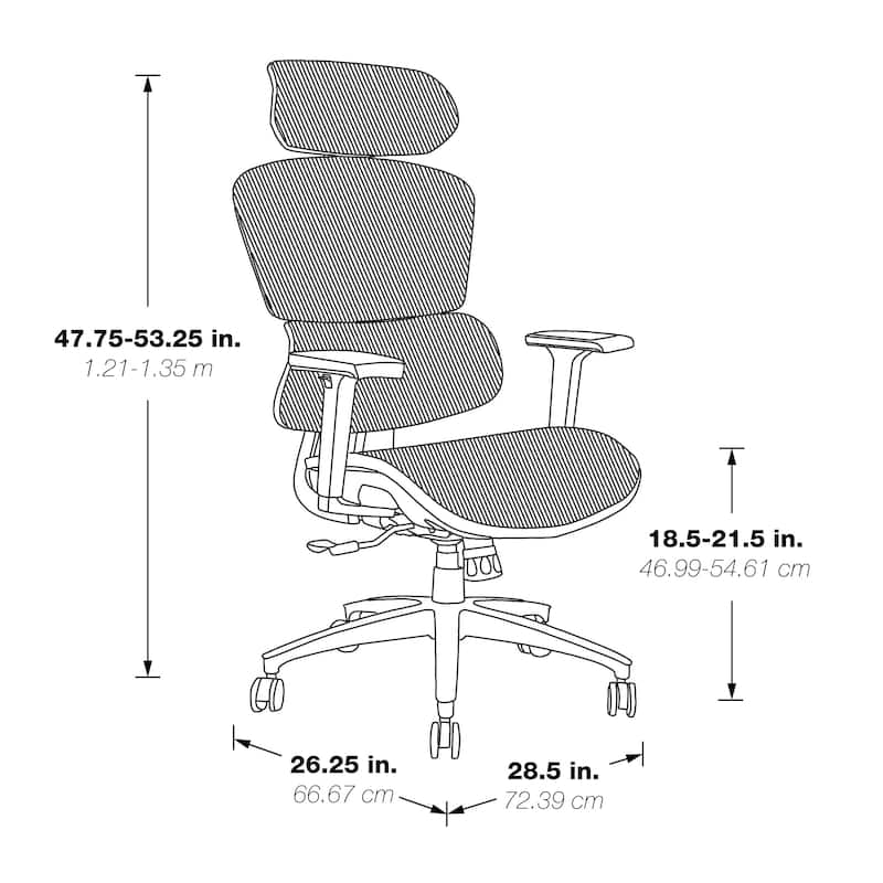 Black Mesh and Seat Managers Chair