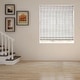 preview thumbnail 2 of 2, Arlo Blinds Cordless Lift Whitewash Bamboo 60-inch Roman Shade