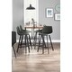 preview thumbnail 18 of 20, Outlaw Industrial Counter Stool in Metal and Faux Leather (Set of 2)