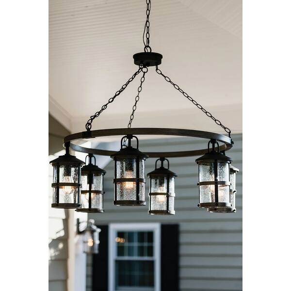Hinkley Lighting 2689 Lakehouse 6 Light 42 Wide Open Air Hinkley Lighting 2689 Lakehouse 6 Light