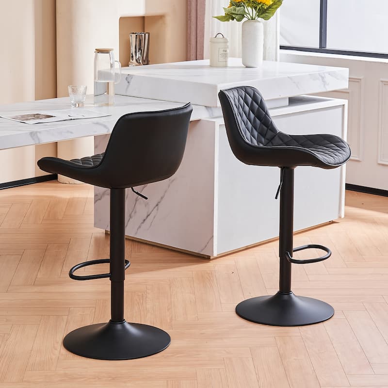 Counter Height Modern Barstools Set of 2 Kitchen Bar stools Side Counter Stools