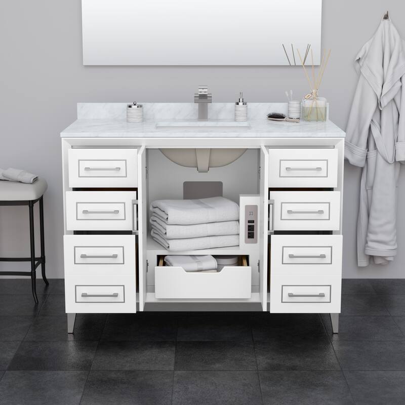 Marlena 48-inch Single Vanity, Quartz Top