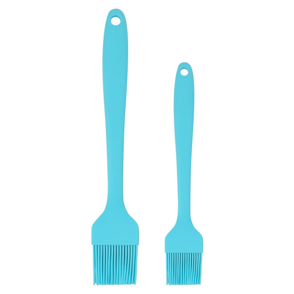 2pcs Flexible Silicone Brush Heat Resistant Non-Stick Utensils - Fuchsia - 6.7 x 1.2(L*W) from Unique Bargains | IBT Shop... 