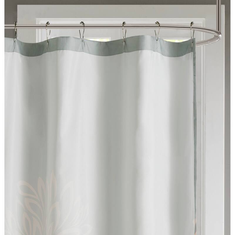 Madison Park Essentials Caldwell Printed Floral Shower Curtain