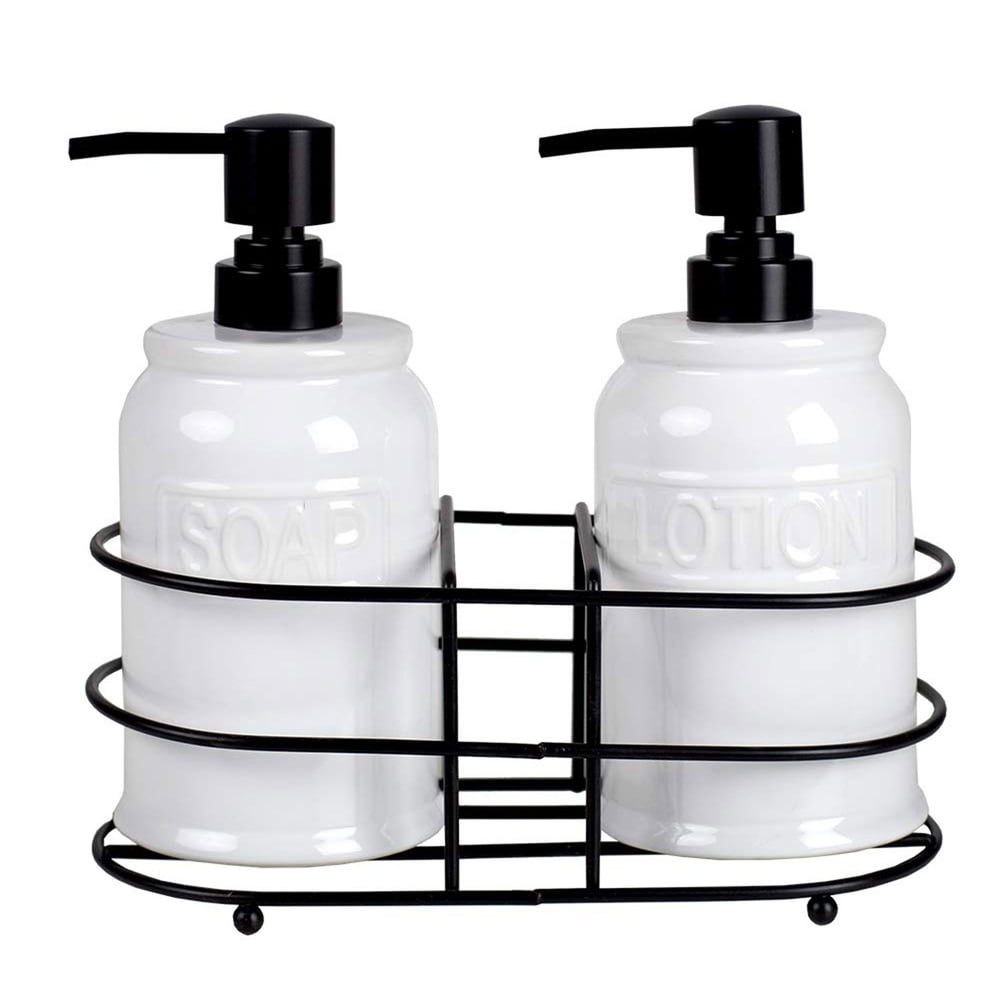 3x500ml Bathroom Wall Mounted Shower, Body Lotion Shampoo Liquid Soap  Dispenser