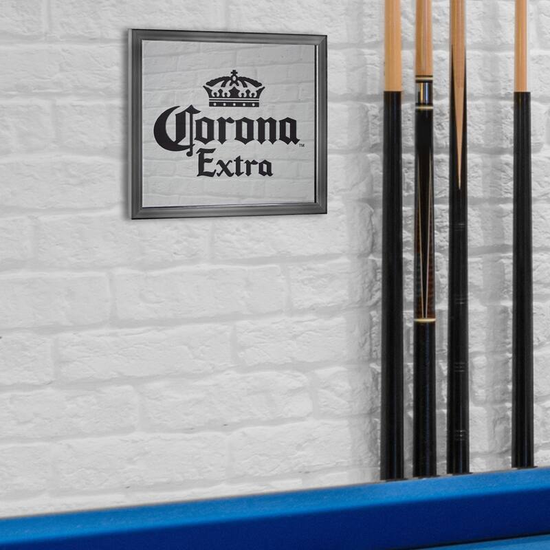 Corona Extra Screen Printed Mirror - Black - White