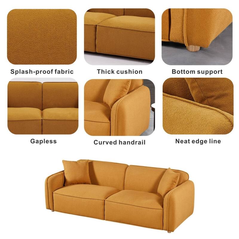 Modern 3 Seater Deep Seat Sofa for Living Room