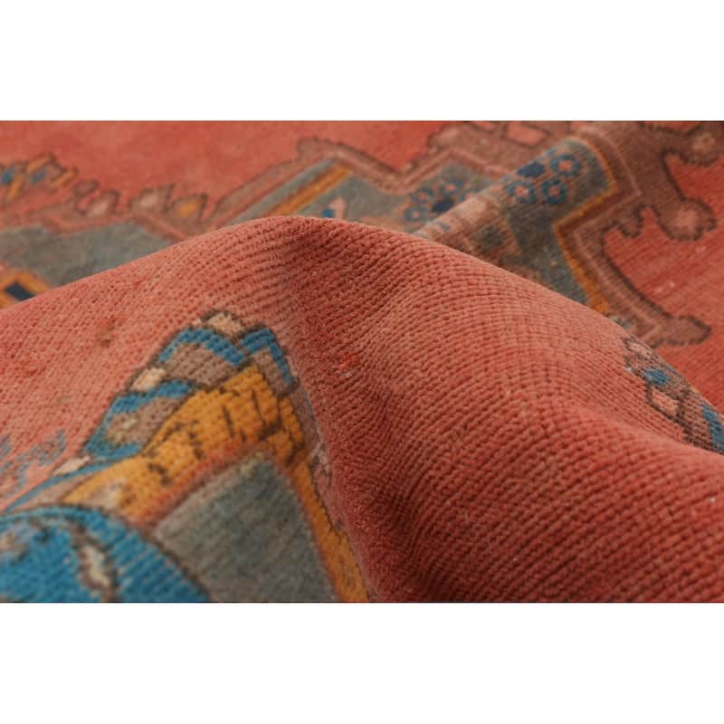 ECARPETGALLERY Hand-knotted Anatolian Vintage Copper Wool Rug - 3'6 x 4'10