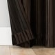 preview thumbnail 3 of 28, Sun Zero Cascade Pleated Velvet Blackout Grommet 1-Piece Curtain Panel, Single Panel