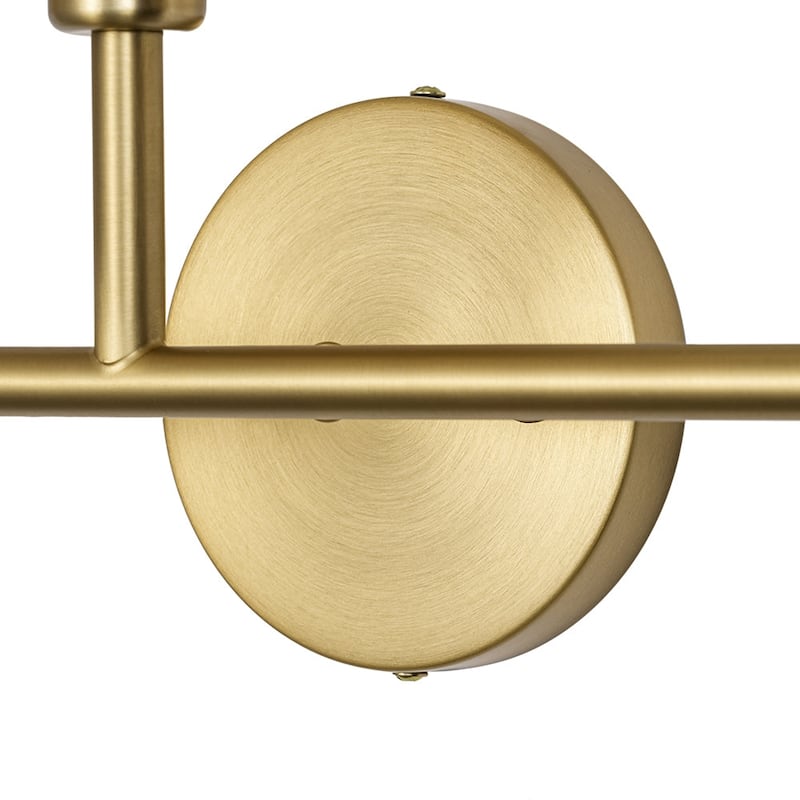 3-Light Woven Ivory String Shade Vanity Wall Lamp 23.6 in