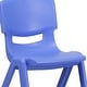preview thumbnail 8 of 22, 2 Pack Plastic Stackable School Chair with 15.5"H Seat