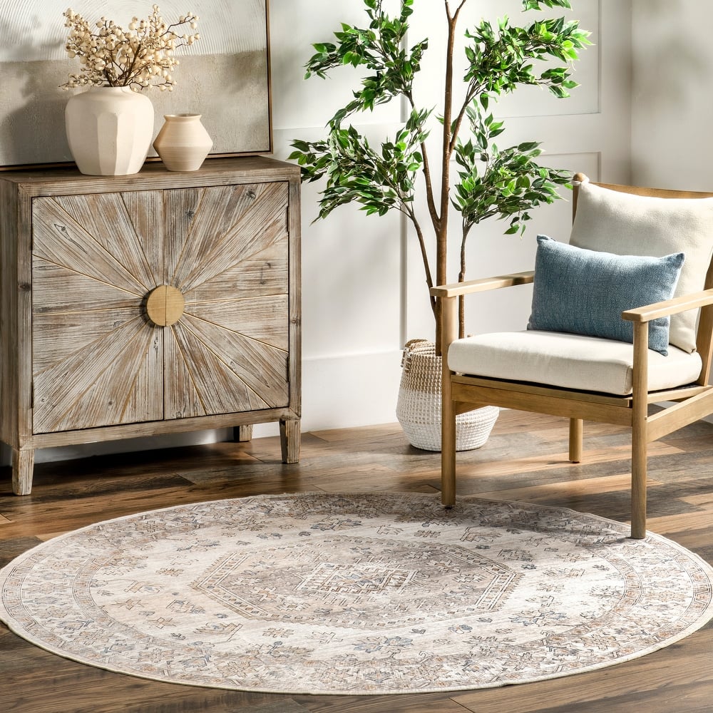 Nuloom Darby Persian SplashGuard Machine Washable Area Rug