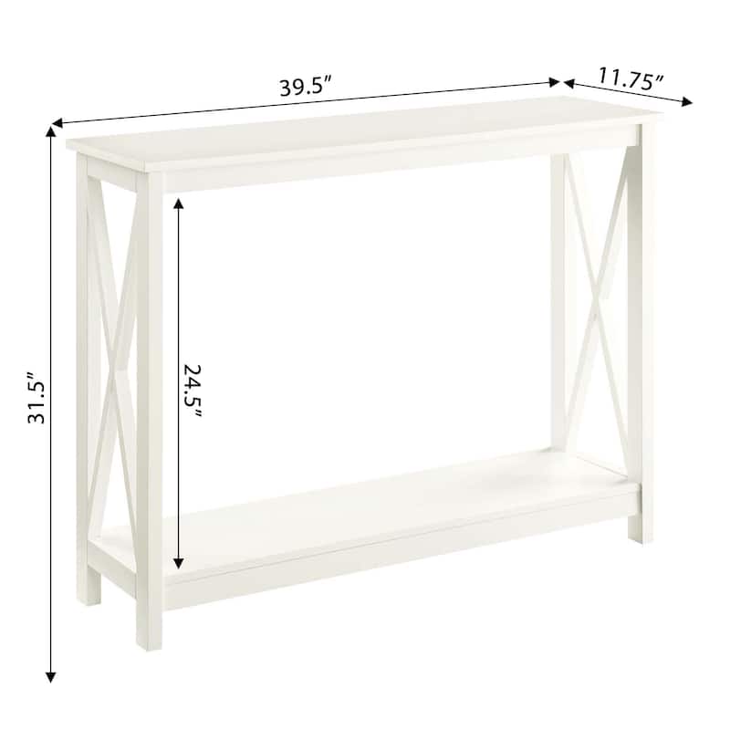 Convenience Concepts Oxford Console Table with Shelf