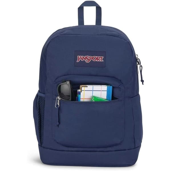 jansport backpack crosstown plus Cross Town - Large Main Compartment, Side Water Bottle Pocket, 15-Inch Padded Laptop Sleeve The polyester material keeps it durable while the straps adjust for the perfect fit Jansport Cross Town PLUS Backpack