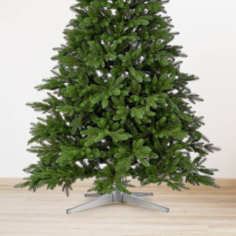 Home Heritage Rotating Tree Stand Base w/Snowdrift 6.5' Pine Christmas Tree