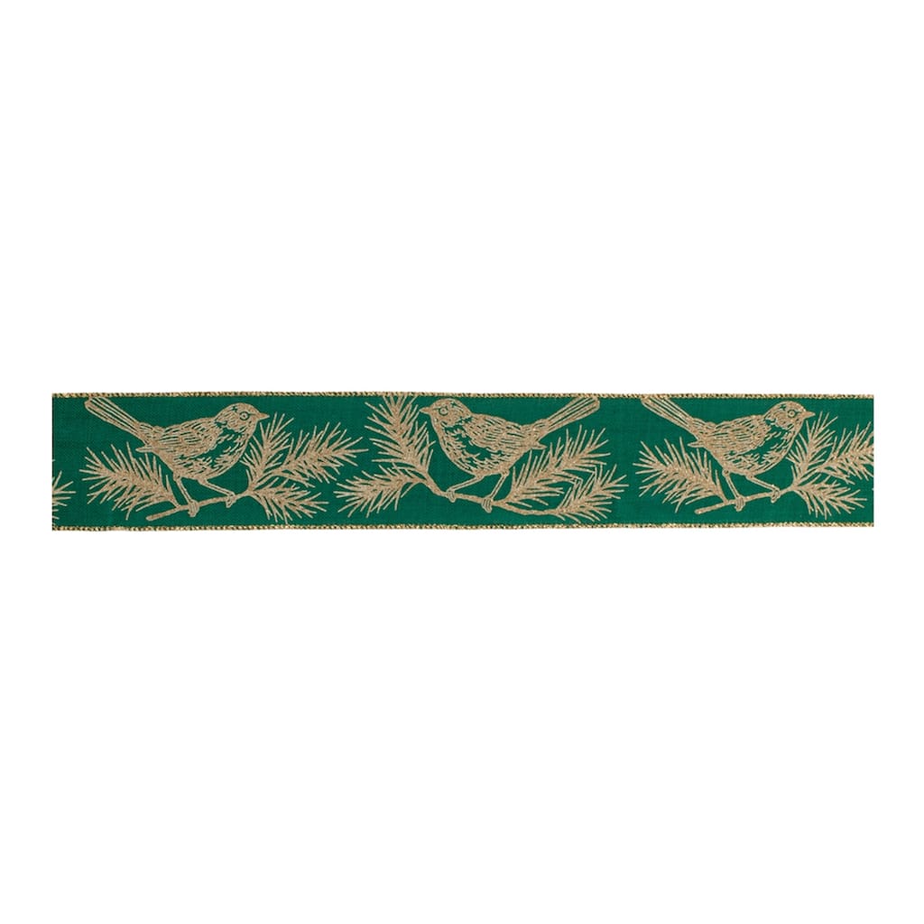 Chickadee Bird Pine Ribbon (Set of 2)
