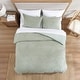 preview thumbnail 3 of 6, Tommy Bahama Harbor Palm Cotton Green Duvet Cover Set
