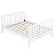 preview thumbnail 13 of 54, New Style Convertible Crib / Full Size Platform Bed with Changing Table, Storage Bed with Shelves, Wooden Crib