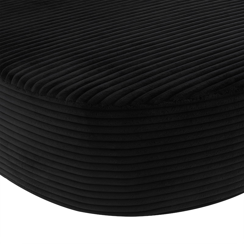Modern Chaise Lounge Sofa Boneless Couch 51.6" Sofa Bed Compression Sofa Couch With Two Supportive Pillows