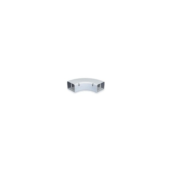 DiversiTech 230-LFB4 4" SpeediChannel 90° Long Radius Bend for Air Conditioning Line Set Cover System - Natural