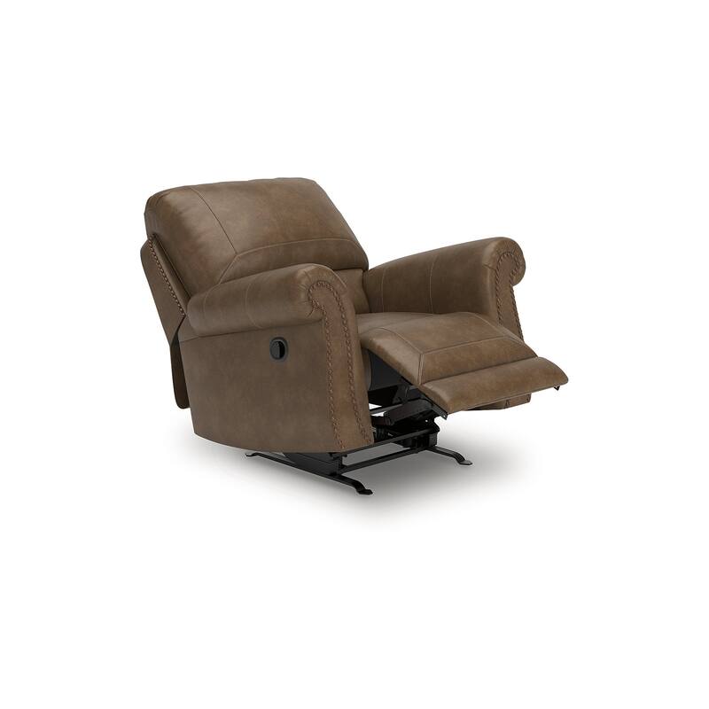 Signature Design by Ashley Shadsburne Brown Swivel Glider Recliner