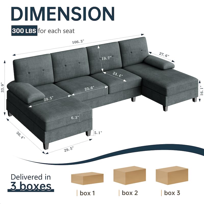 Sectional Sofa Couches for Living Room
