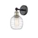 Option Black Antique Brass / Deco Swirl