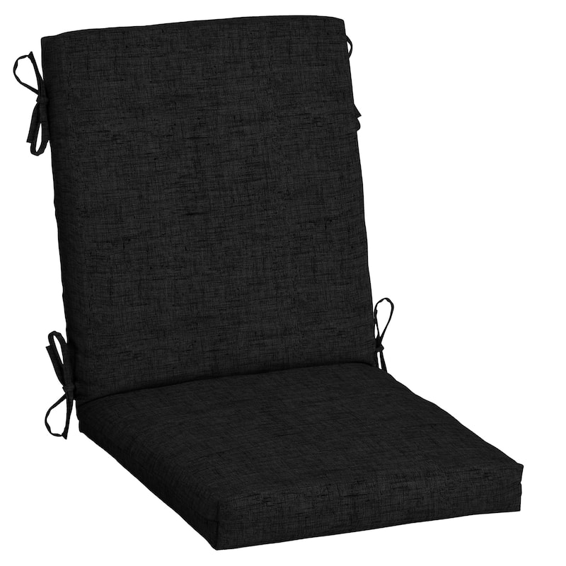ARDEN Outdoor Cushion Set - 20 in L x 20 in W x 3.5 in H - Black Leala