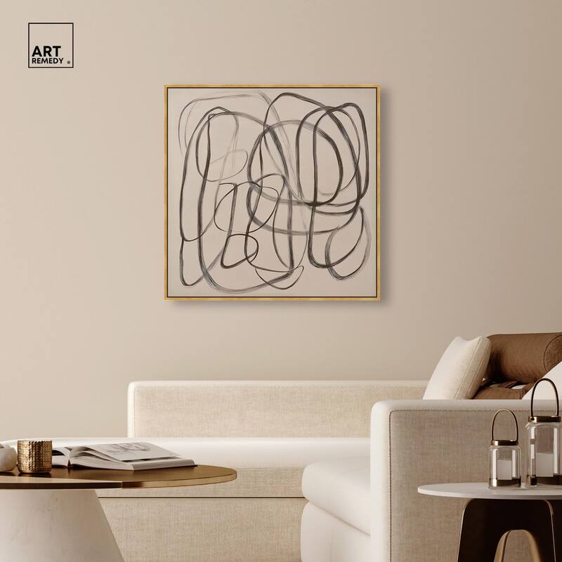 Unbroken Line II Canvas by Art Remedy