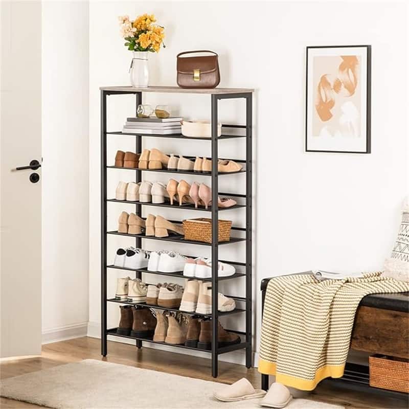 Shoe Rack Organizer - 29.5"D x 11.8"W x 53.9"H