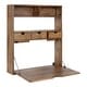 preview thumbnail 40 of 44, Kate and Laurel Georgie Wall Hanging Desk Natural