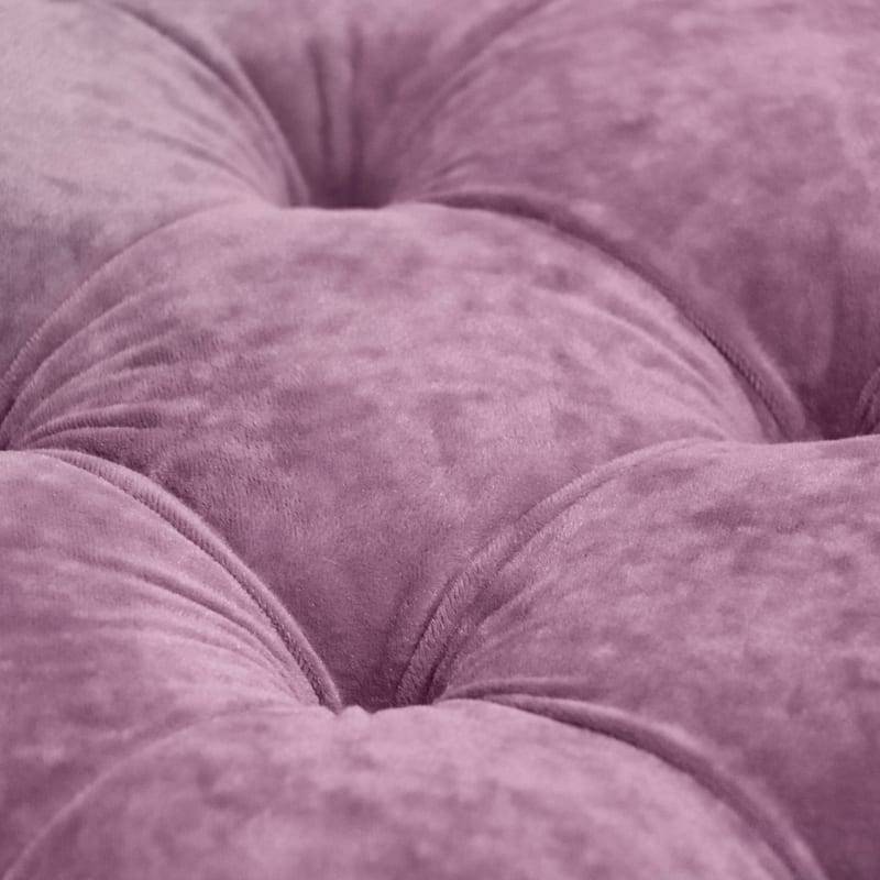 Comfortable Velvet Upholstered Ottoman