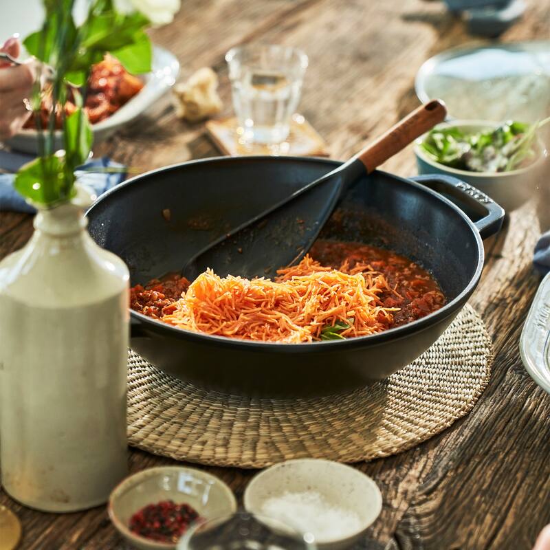 STAUB Cast Iron 4.5-qt Perfect Pan