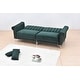 preview thumbnail 29 of 78, Legend Furniture Covertible Velvet Sofa Bed Sleeper
