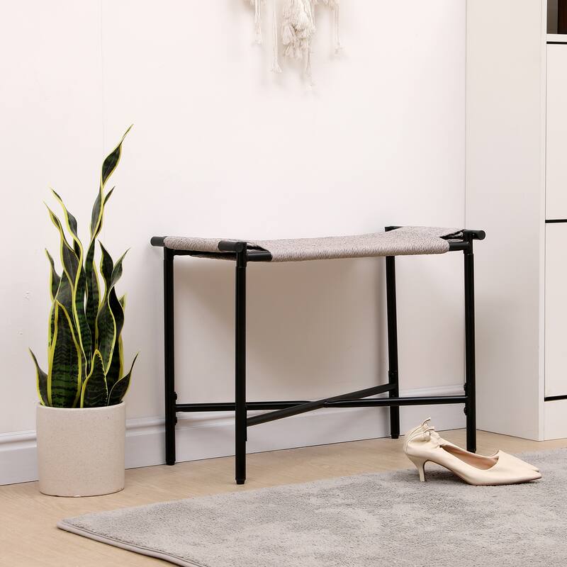 Entryway Ottoman Hand - Vanity Chairs Footrest Stools for Living Room Sofas