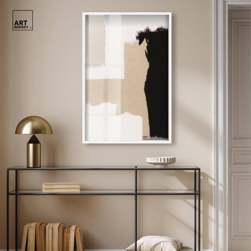 Earth and Ink III Shadowbox by Art Remedy