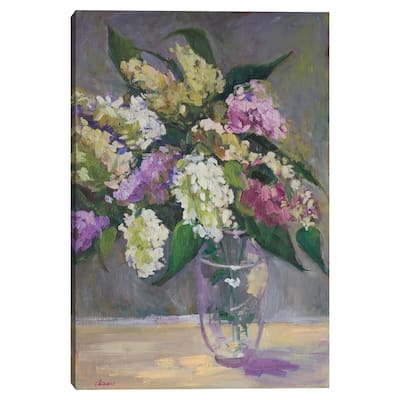 Millies Lilacs by Alexi Fine Canvas Art Print