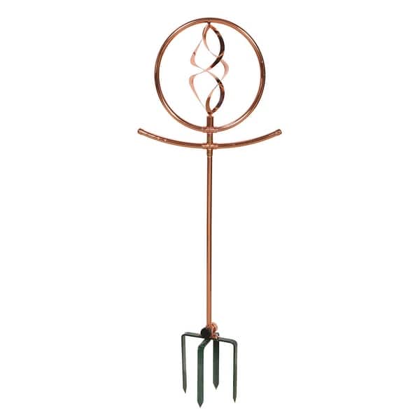 Shop Copper Water Sprinkler Garden Stake Decorative Spinning