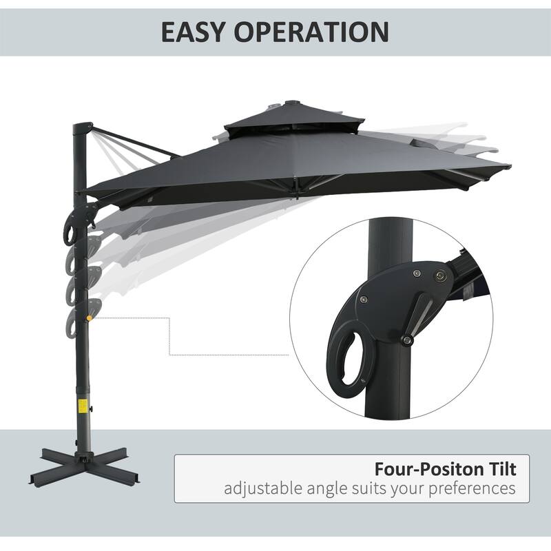 Versatile Offset Patio Umbrella for Outdoor Comfort and Functionality
