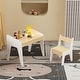 preview thumbnail 7 of 9, Wooden Kids Table Set with One Chair
